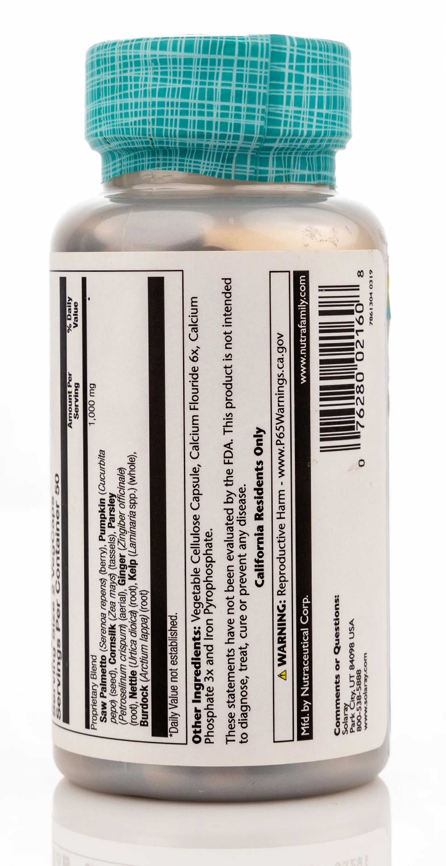Solaray Prostate Blend SP-16 100 Capsules