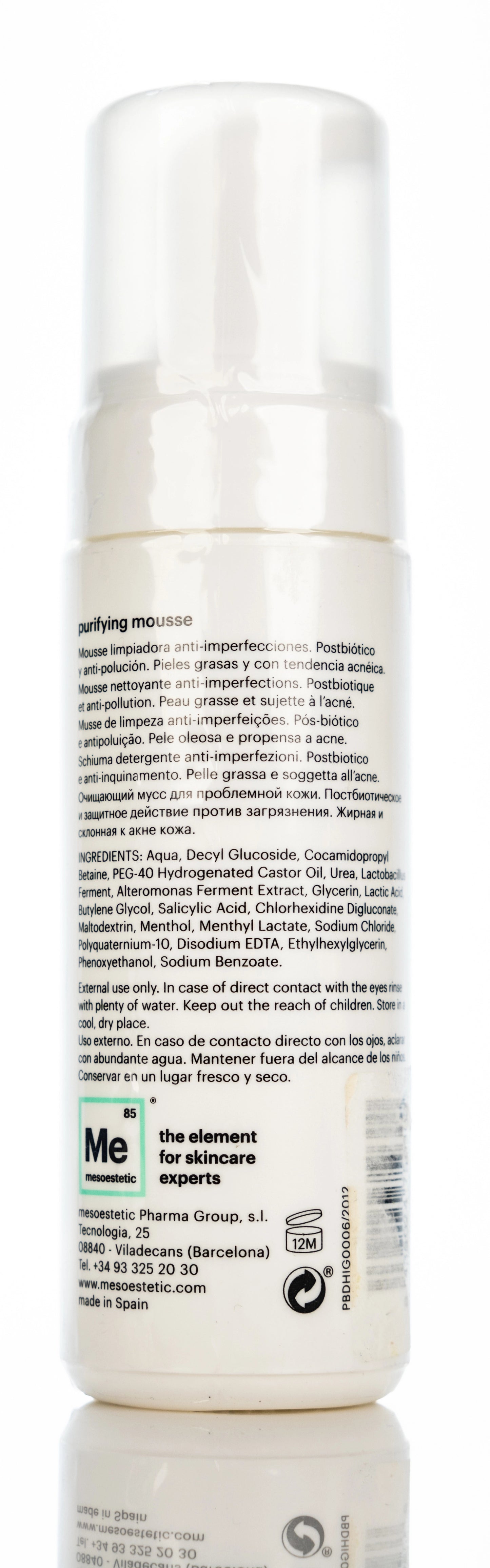 Mesoestetic Purifying Mousse 150 Ml