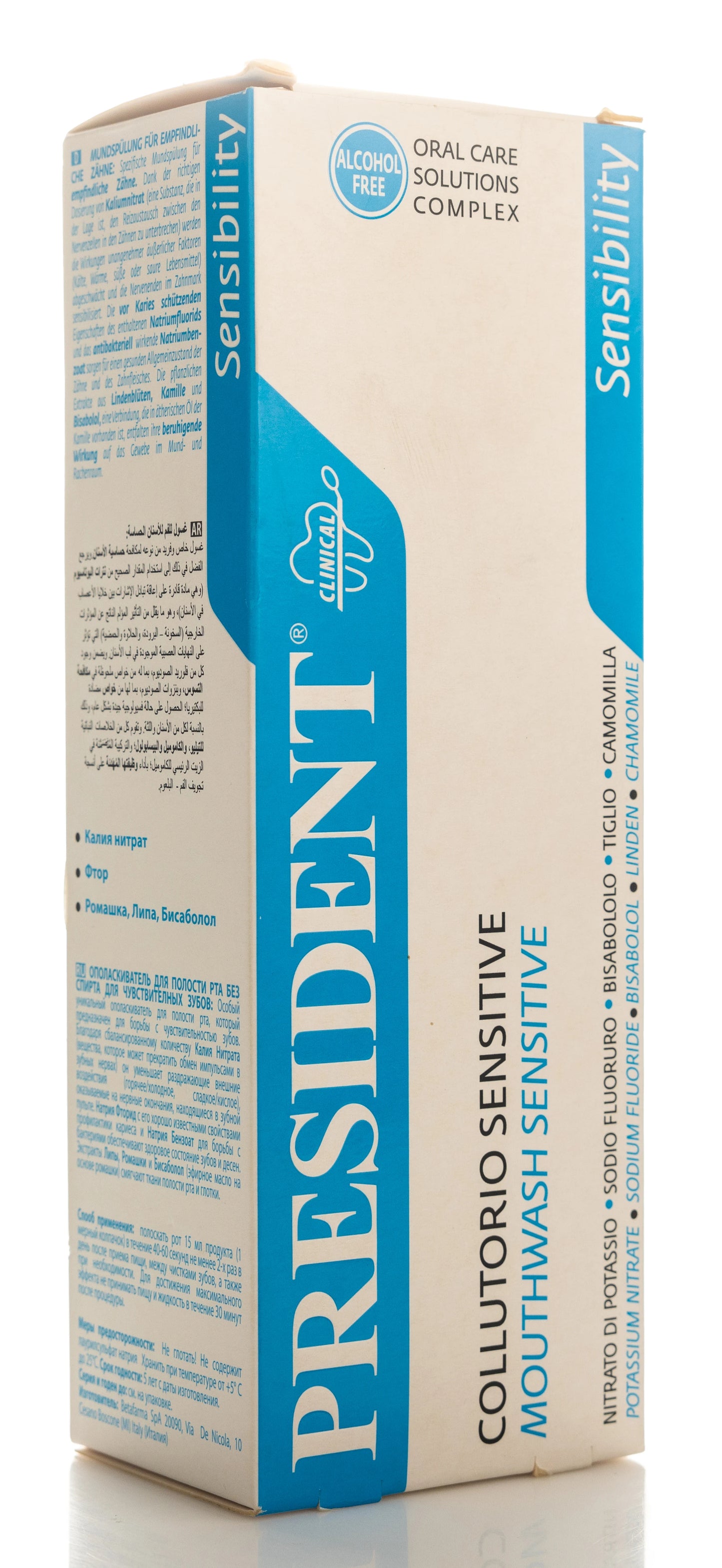President Sensibility Sensitive Mouthwash 250ml