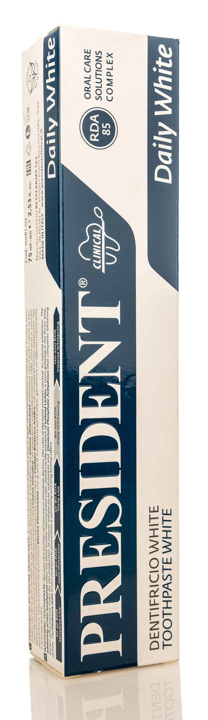 President Daily White Toothpaste 75ml