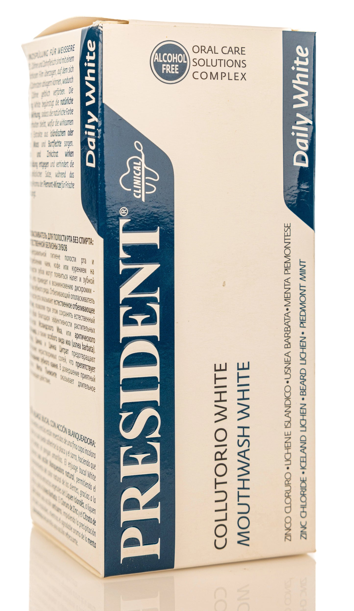 President Daily White Mouthwash 250ml