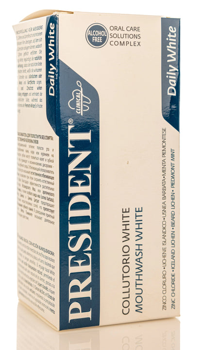 President Daily White Mouthwash 250ml