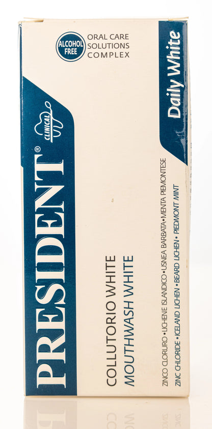 President Daily White Mouthwash 250ml