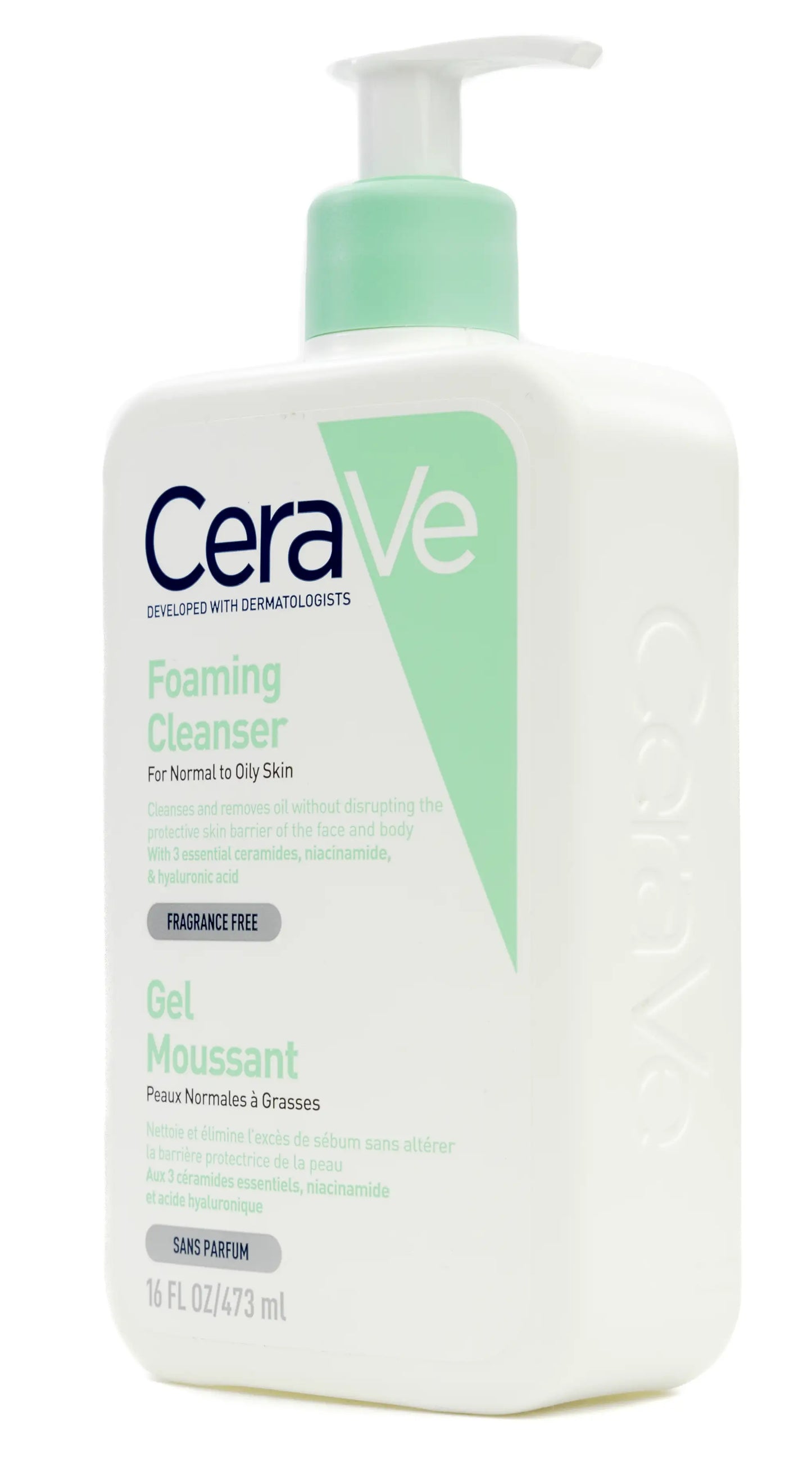 CeraVe Foam Cleanser [ Normal To Oily Skin ] Gel 473 Ml