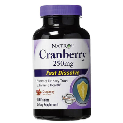 Natrol Cranberry 250mg 120 Fast Dissolve Tabets