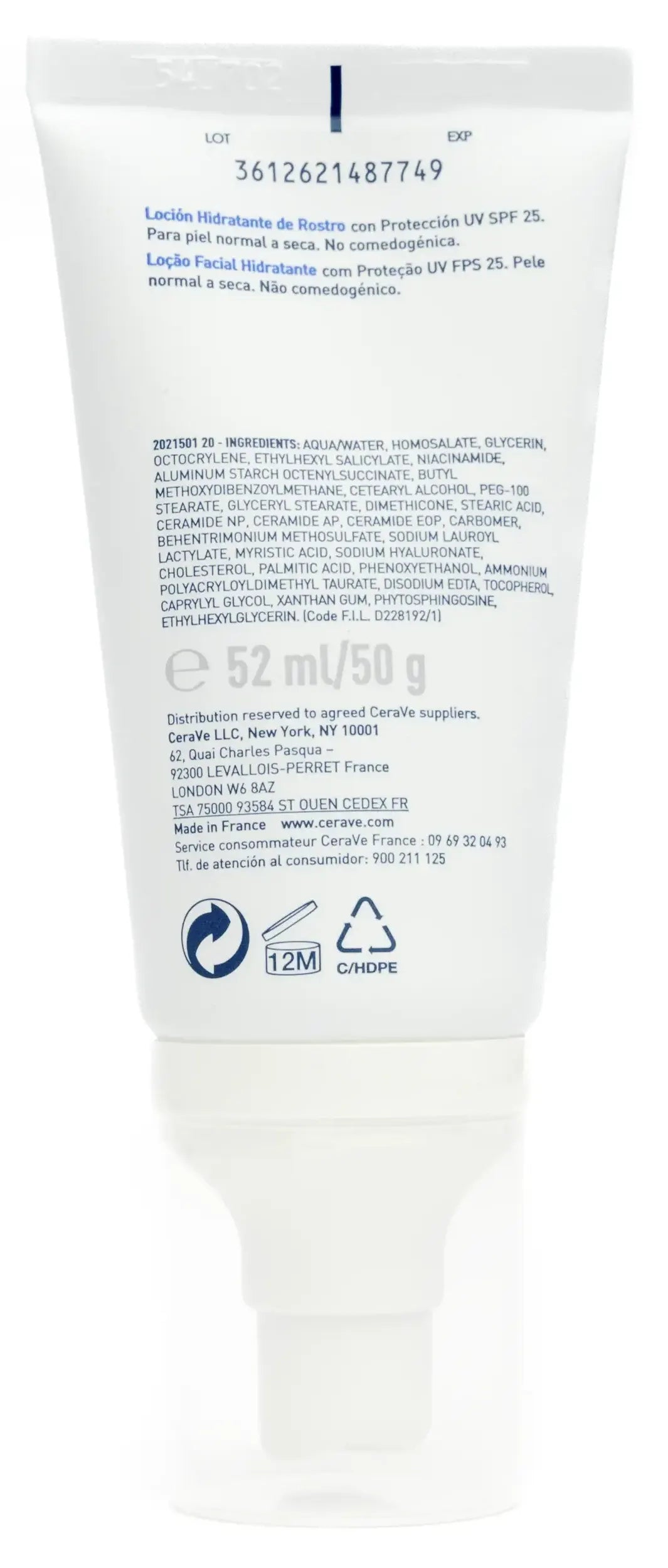 CeraVe Facial Moisturising Lotion AM SPF30 Lotion 52 Ml