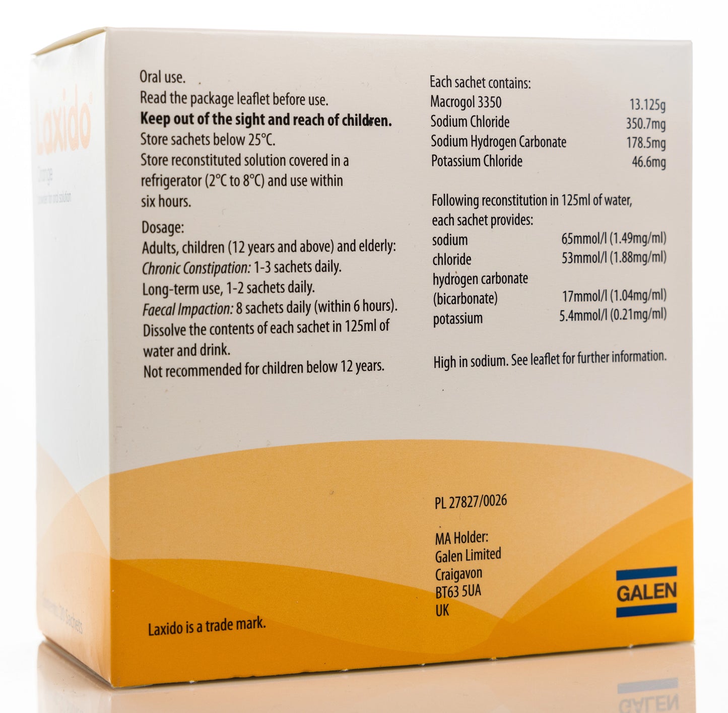 Laxido Orange 20 Sachets