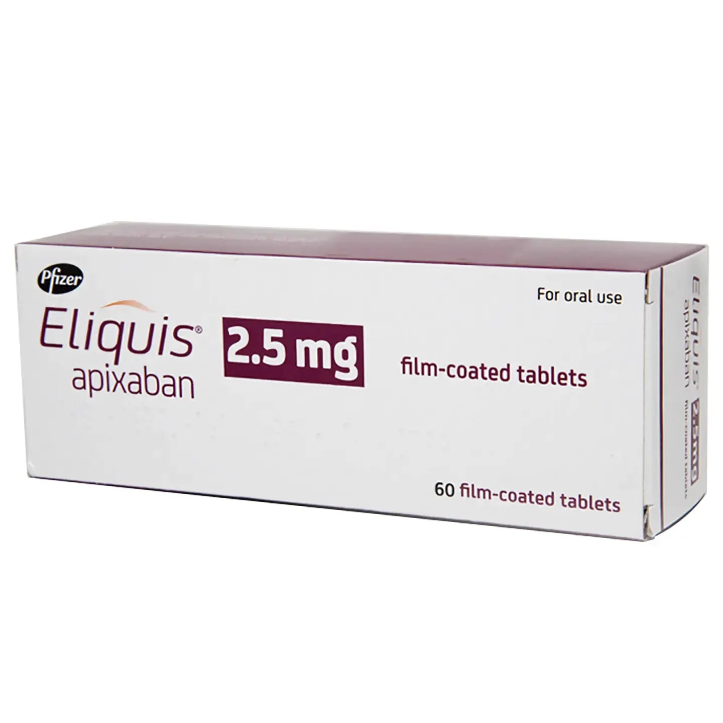 Eliquis 2.5Mg 60 Tablets