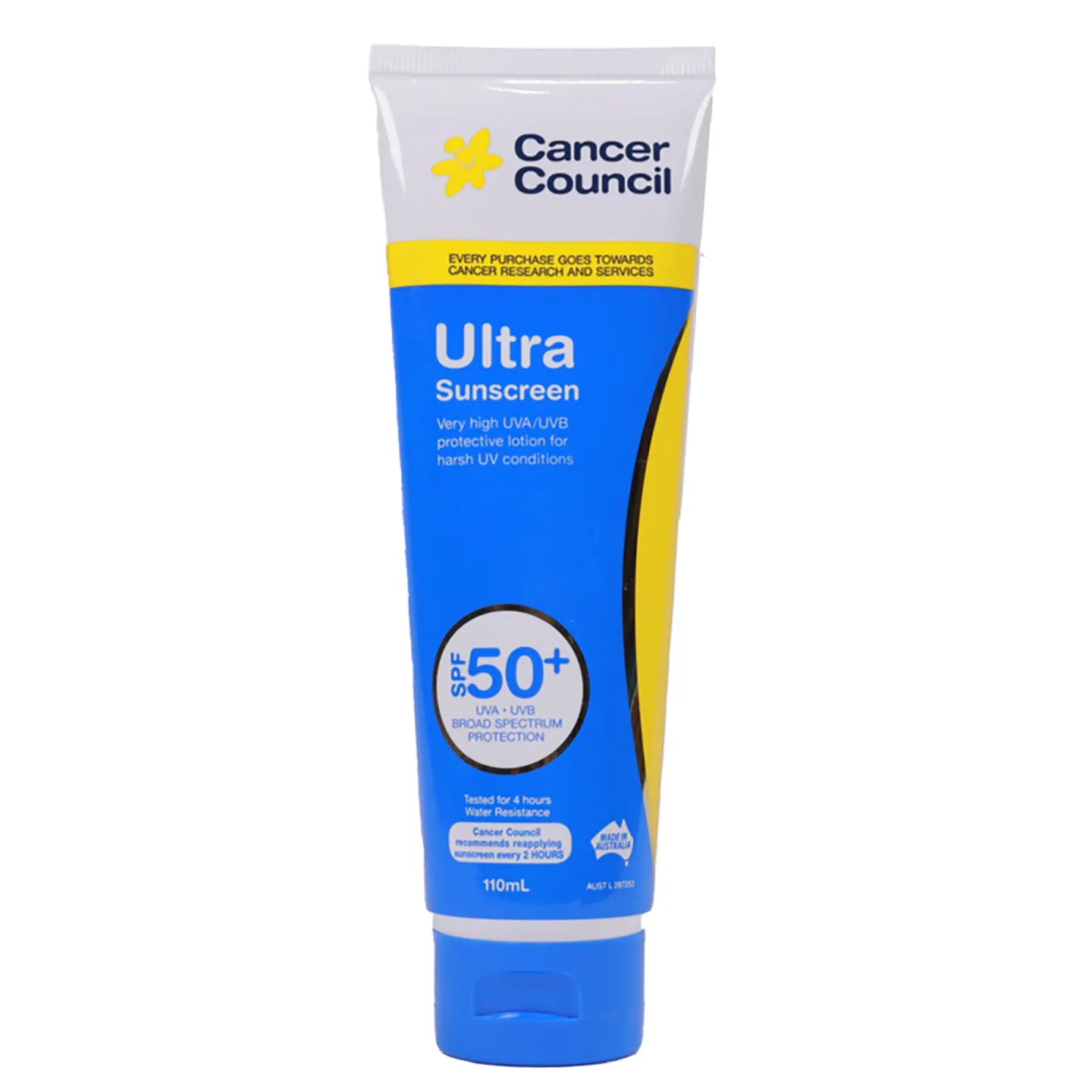 Cancer Council Ultra Sunscreen SPF 50+ Lotion 110 Ml