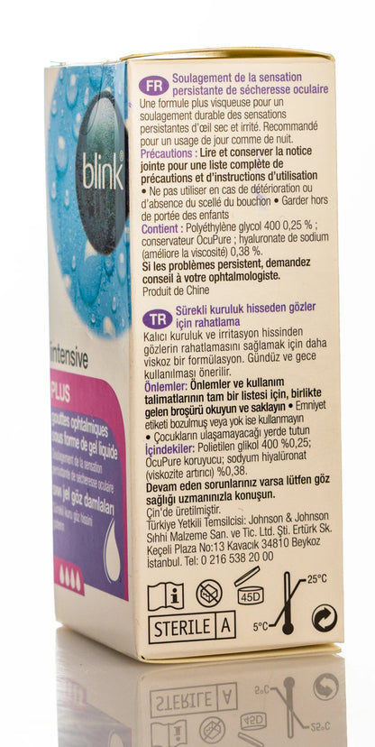 Blink Intensive Tears Plus Eye Drops 10 Ml