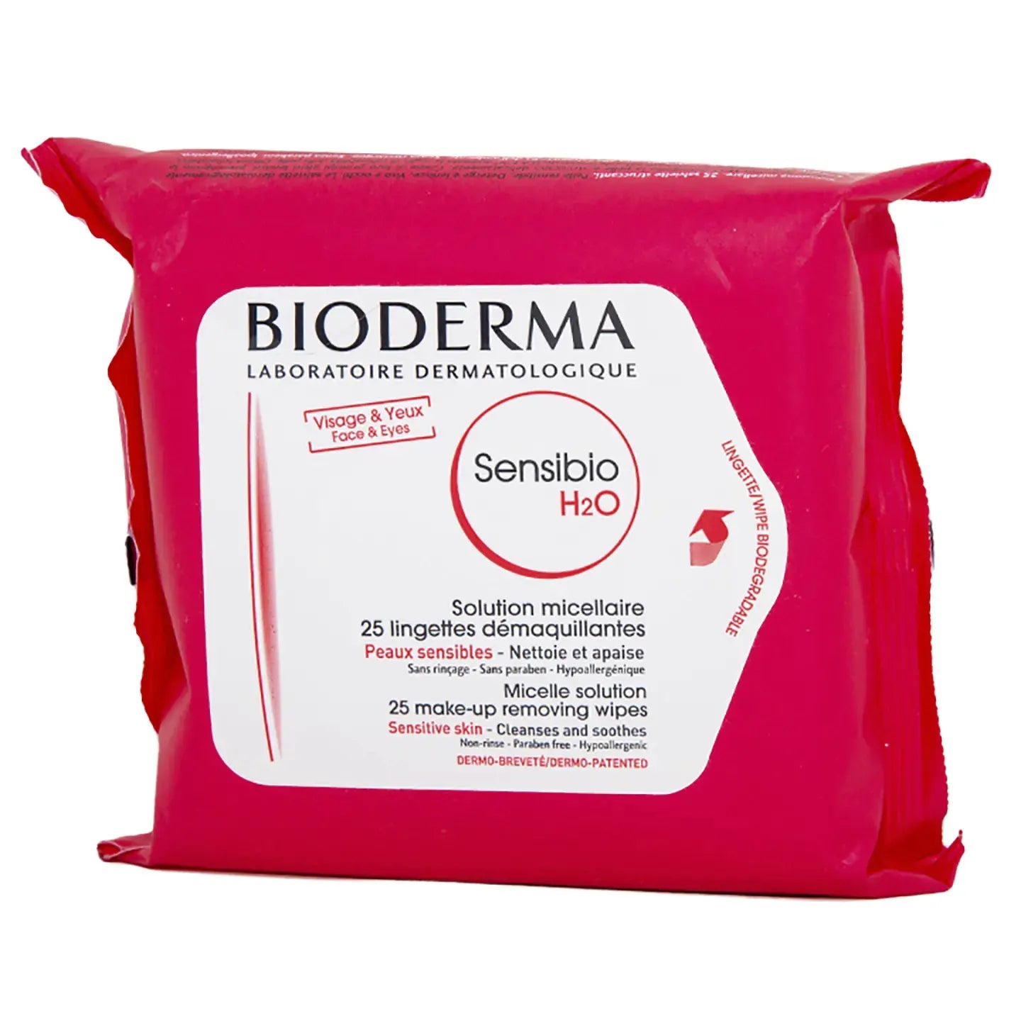 Bioderma Sensibio H2O Micellar 25 Wipes