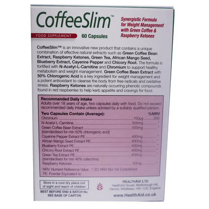 Health Aid Coffee Slim 60 Capsules