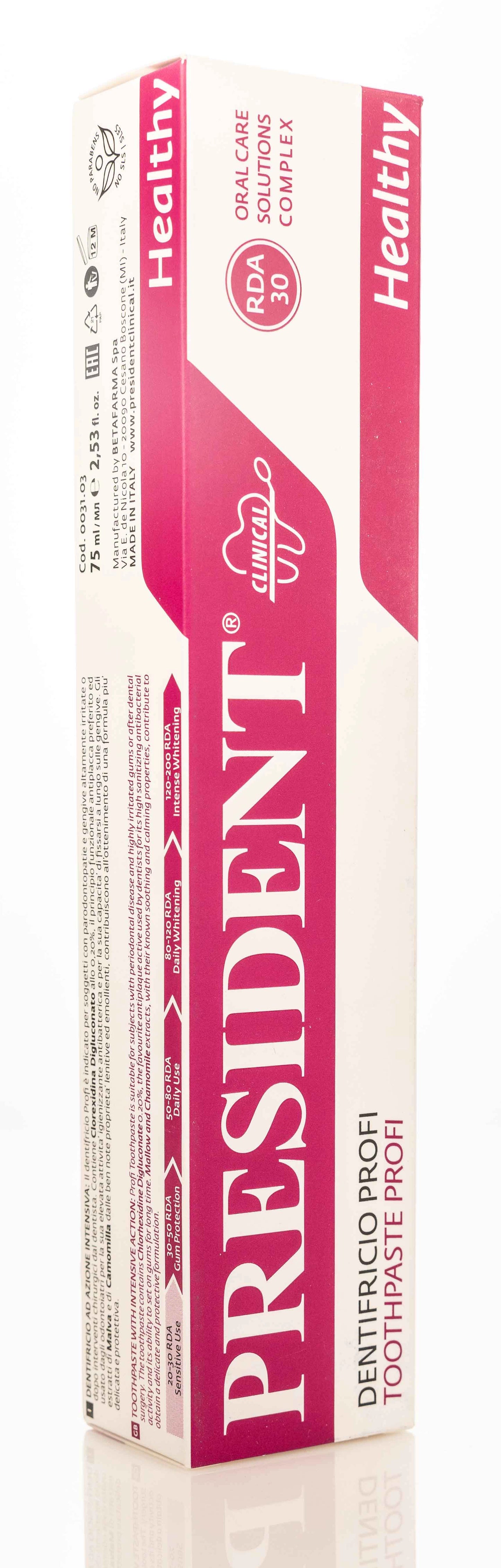 President Healthy Profi Toothpaste 75ml