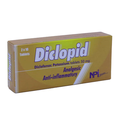 Diclopid 50Mg 20 Tablets