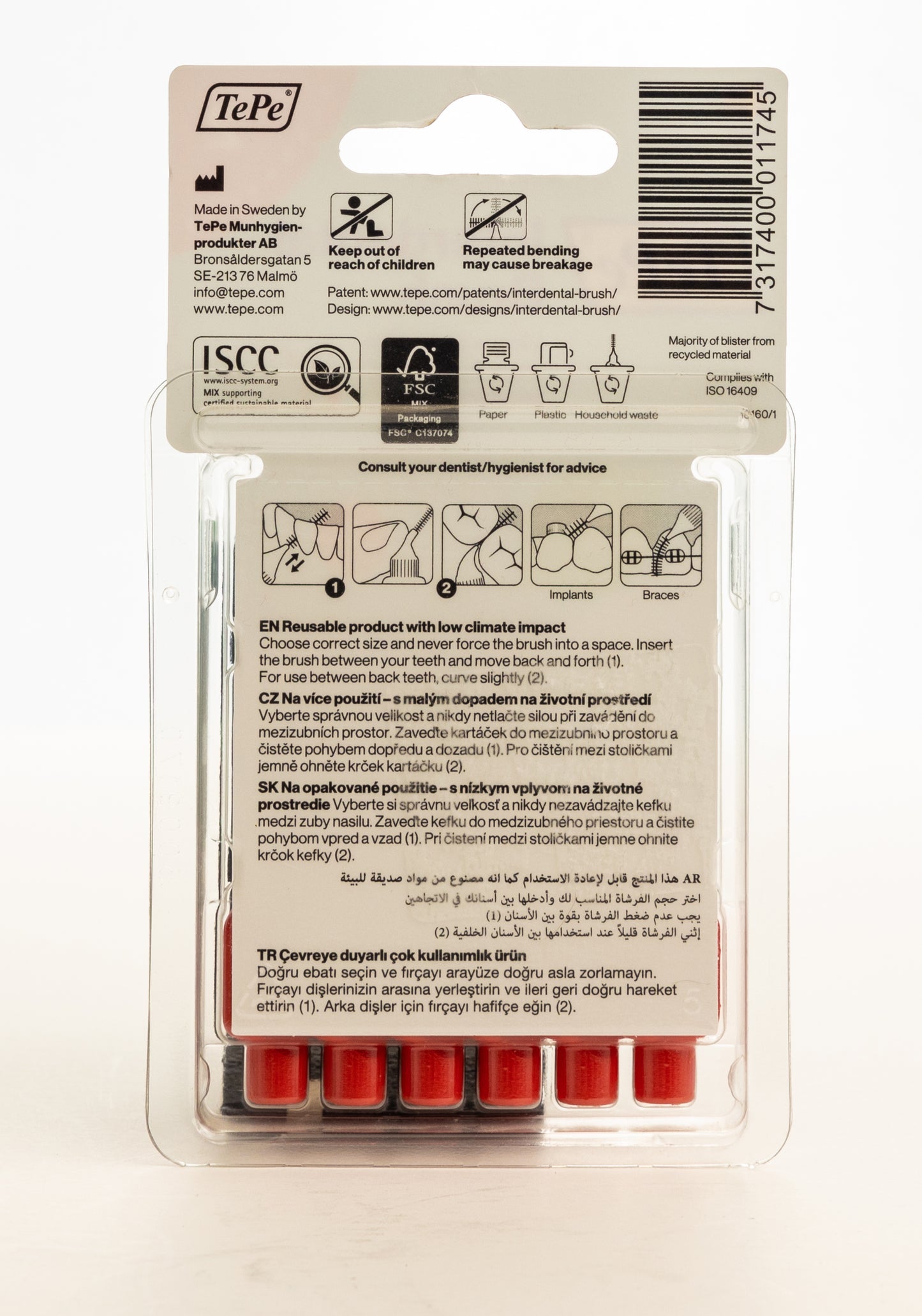 Tepe Interdental Brush 0.5 mm Red