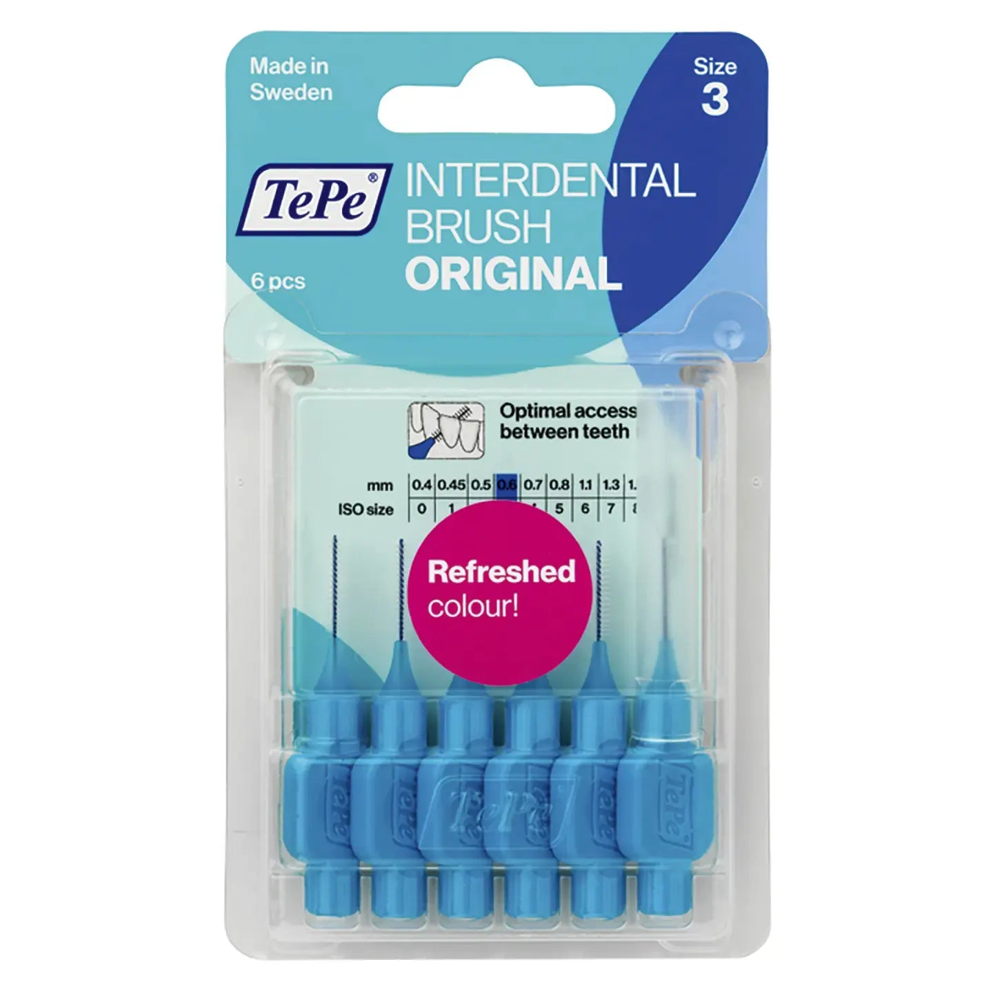 Tepe Interdental Brush 0.6 mm Blue