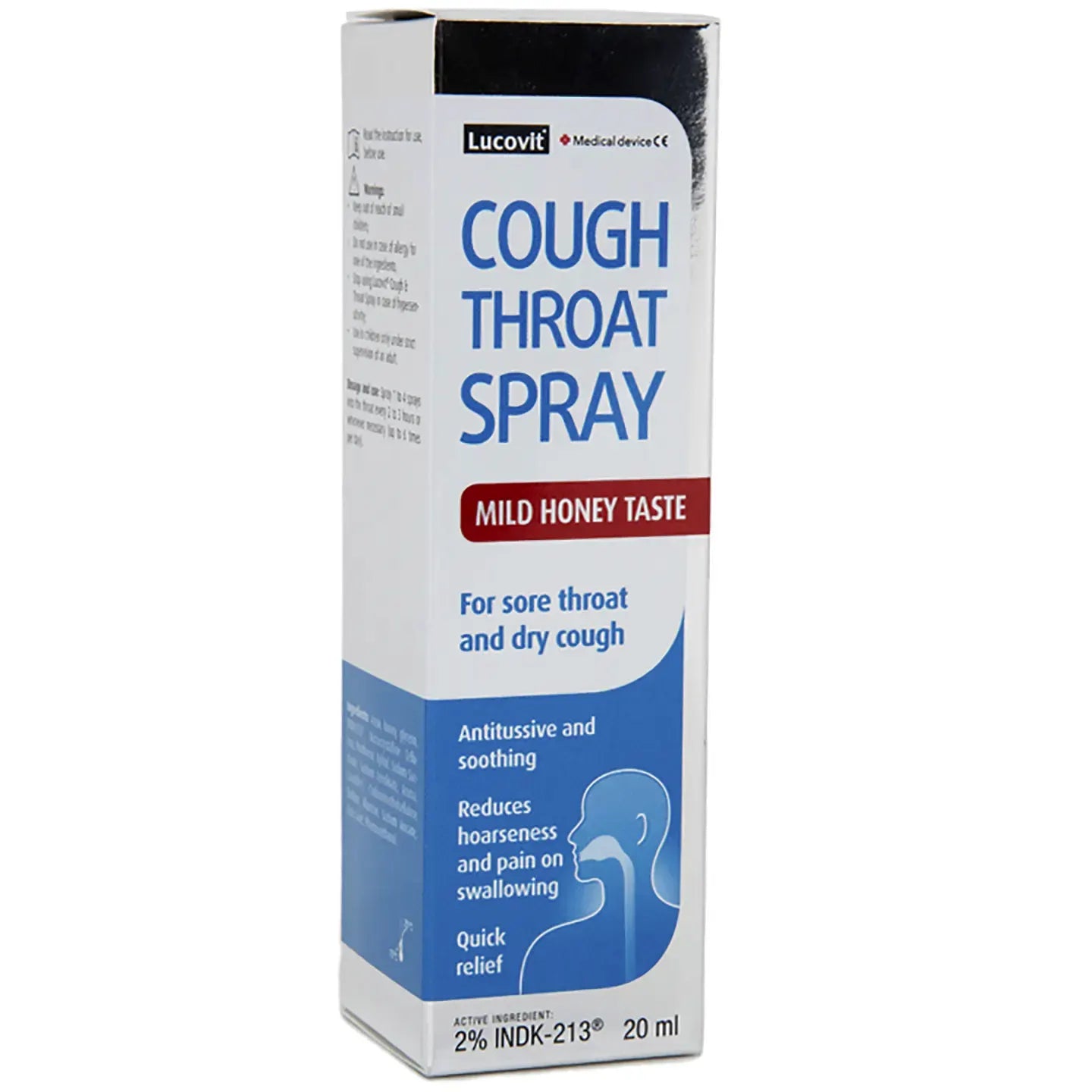 Lucovit Cough Throat Spray 20Ml