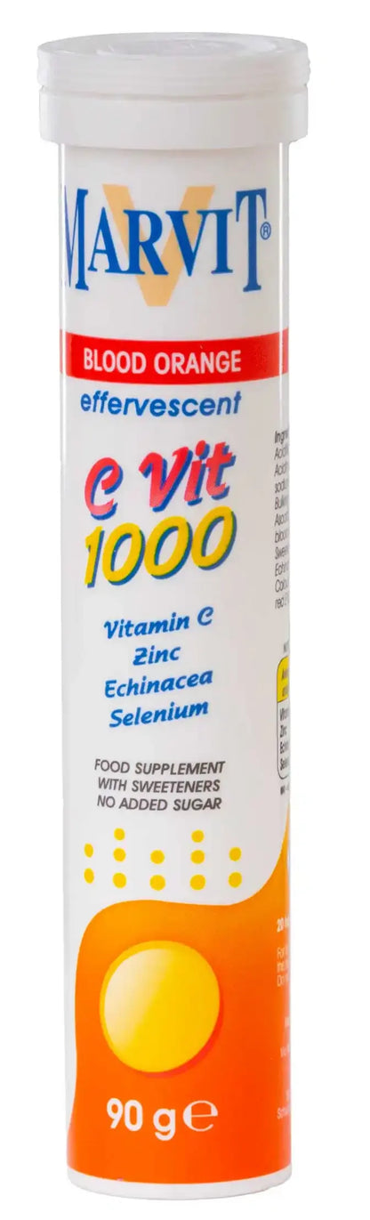 Marvit Vitamin-C 1000 mg 20 Effervecent Tablet