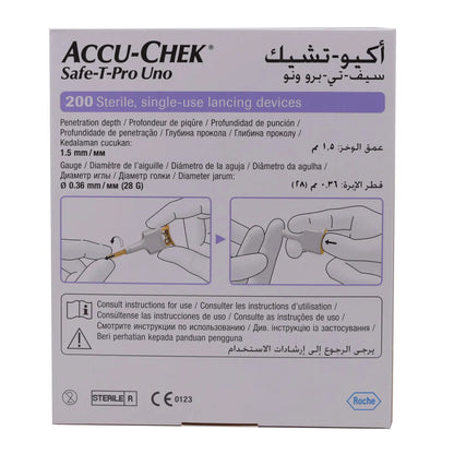 Accu Check Safe-Pro Uno 200 Lancet