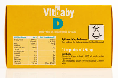 Vitbaby D 90 Twist Off Capsules