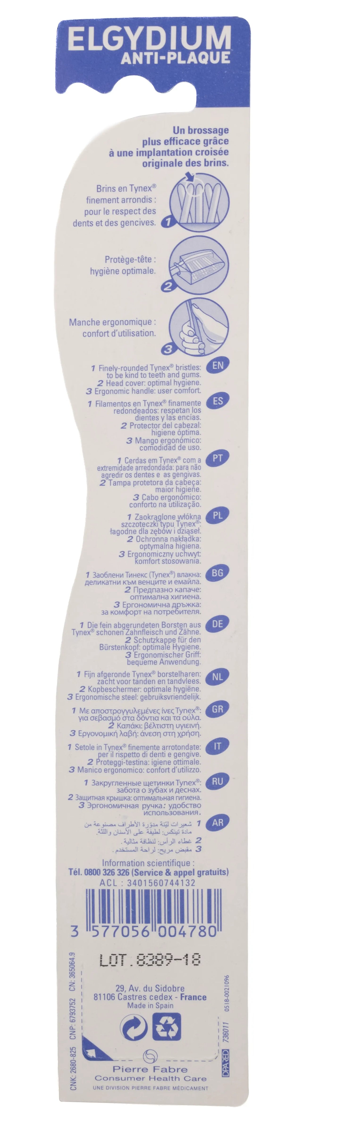 Elgydium Anti Plaque Toothbrush [Medium]