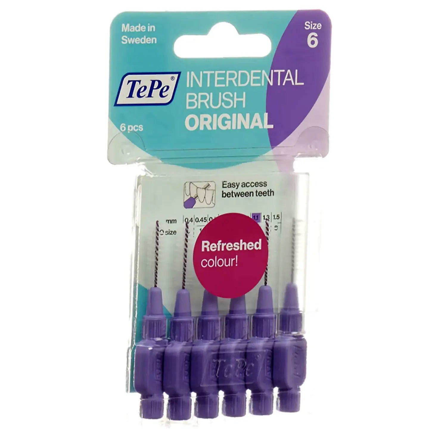 Tepe Interdental Brush 1.1mm Purple