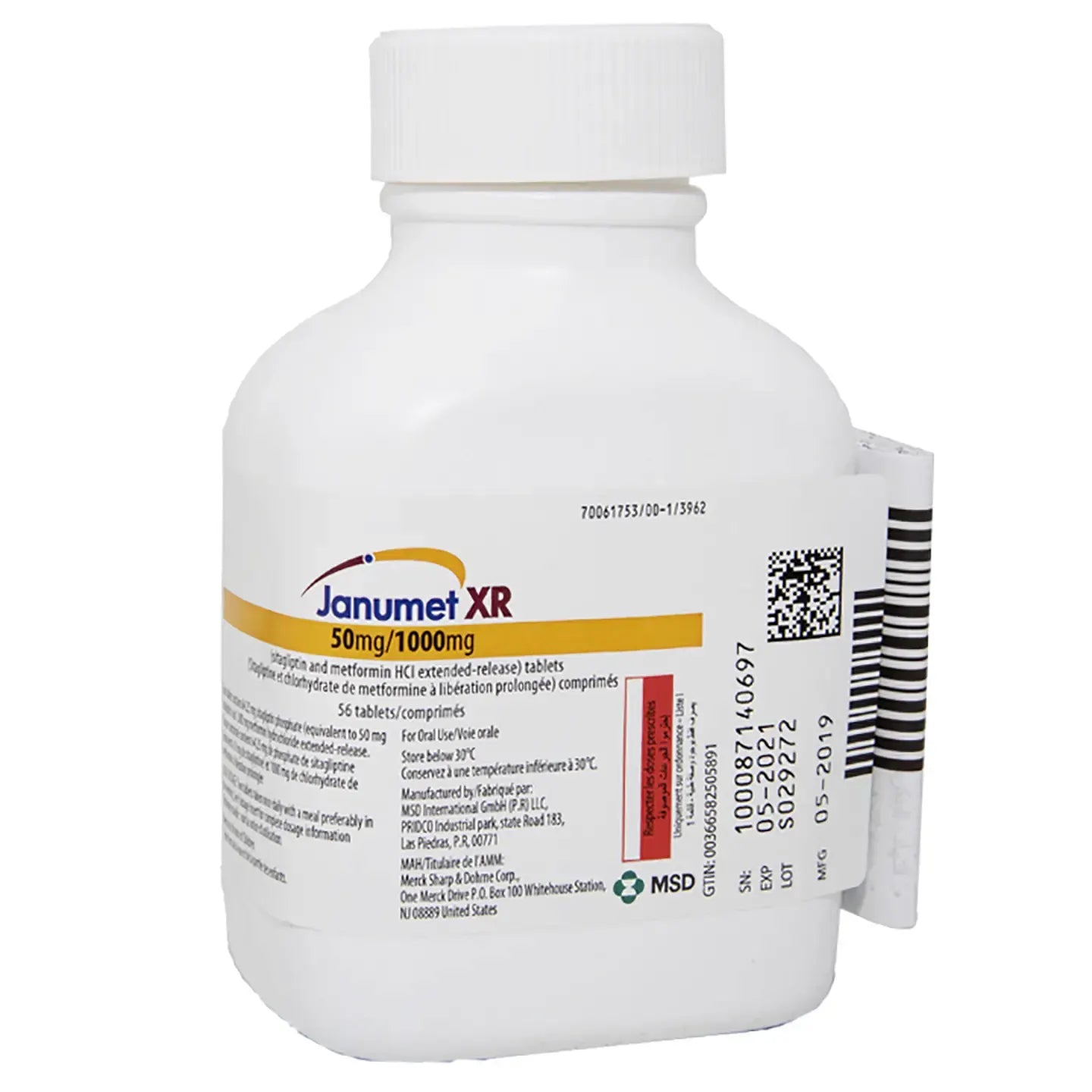 Janumet Xr 50/1000Mg 56  Tablets