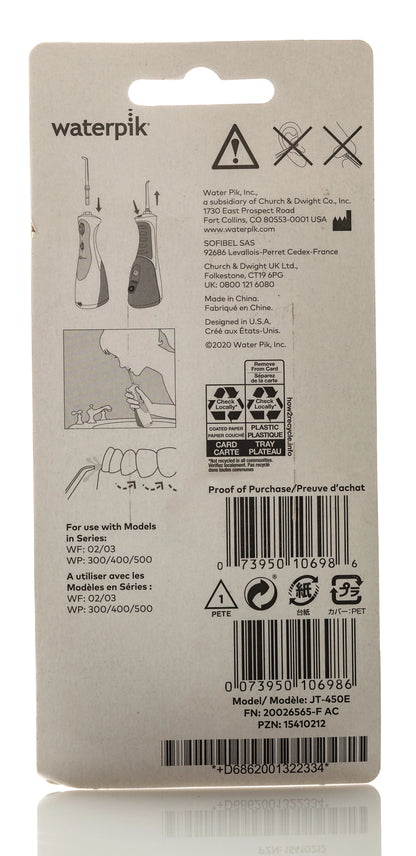 Waterpik High Classic Jet Tips 2 Tips JT-450E