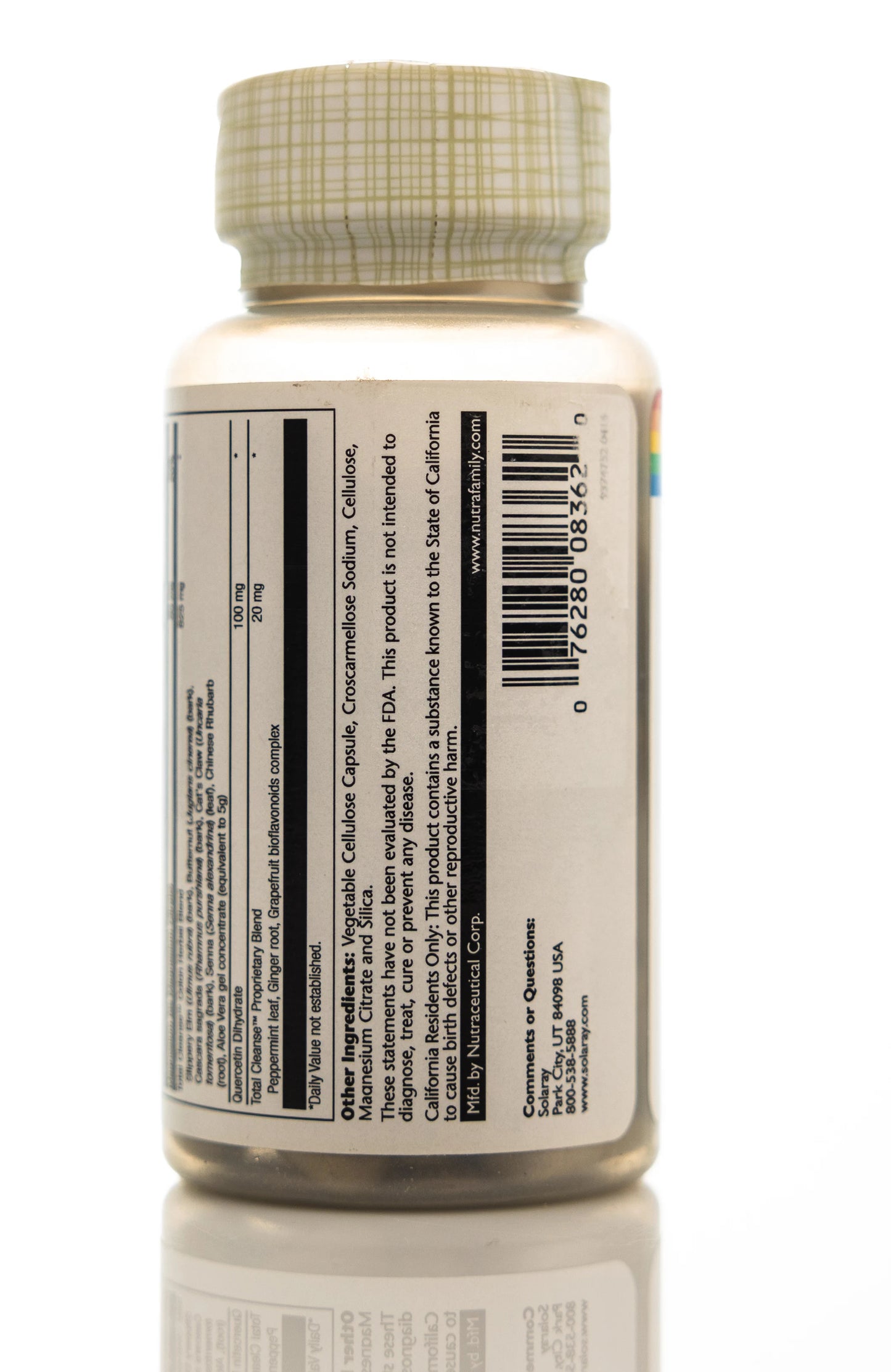 Solaray Total Cleanse Colon 60 Capsules