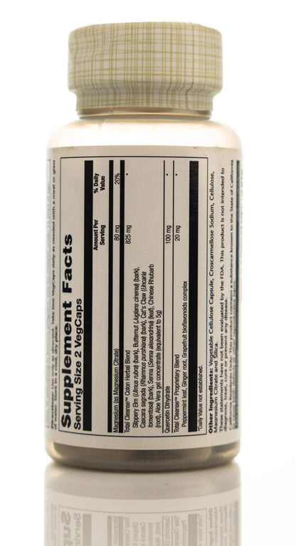 Solaray Total Cleanse Colon 60 Capsules