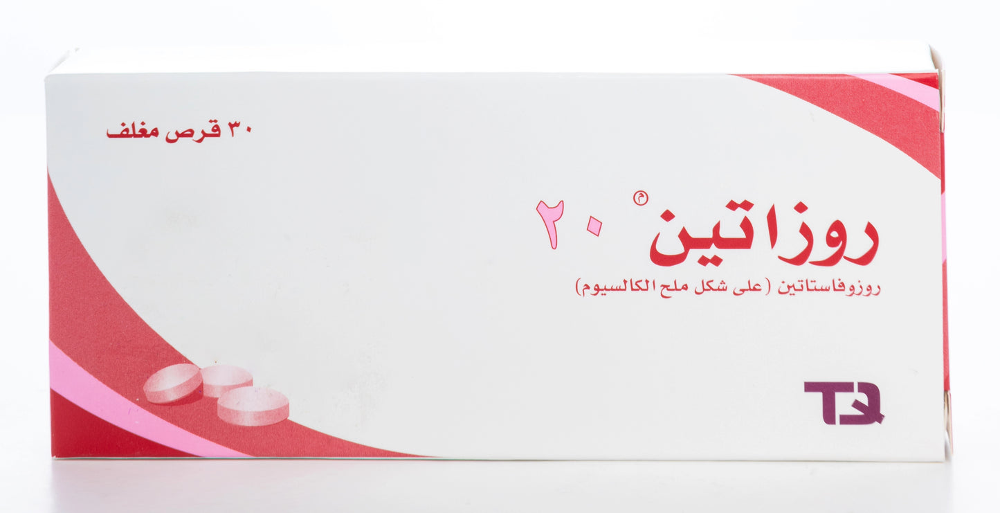 Rosatin 20Mg 30 Tablets