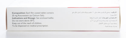 Rosatin 20Mg 30 Tablets