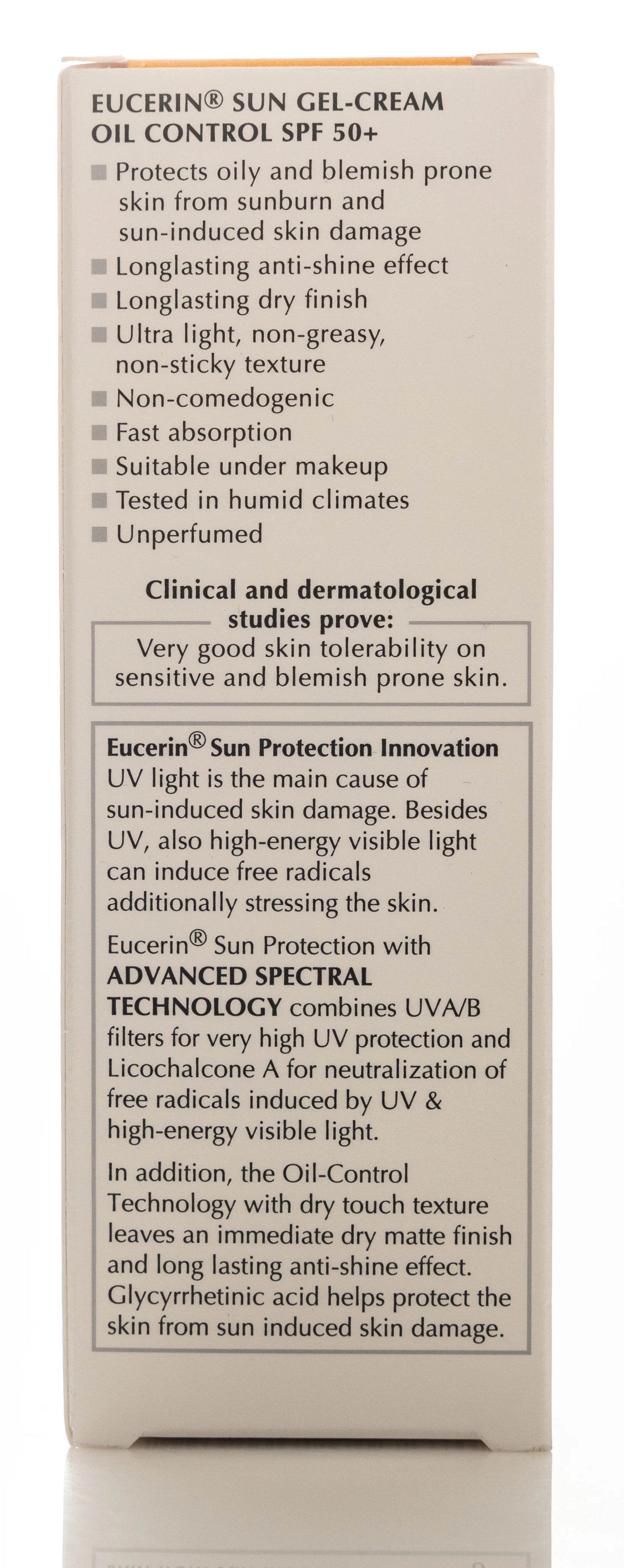 Eucerin Sun Oil Control Dry Touch SPF 50+ Gel-Cream 50 Ml
