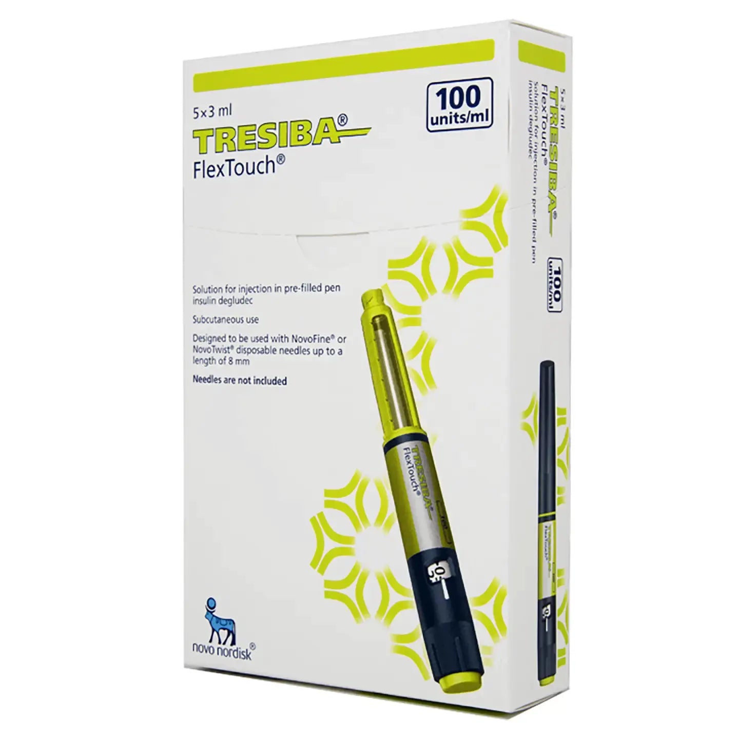 Tresiba Flextouch 100IU 3 Ml 5pens