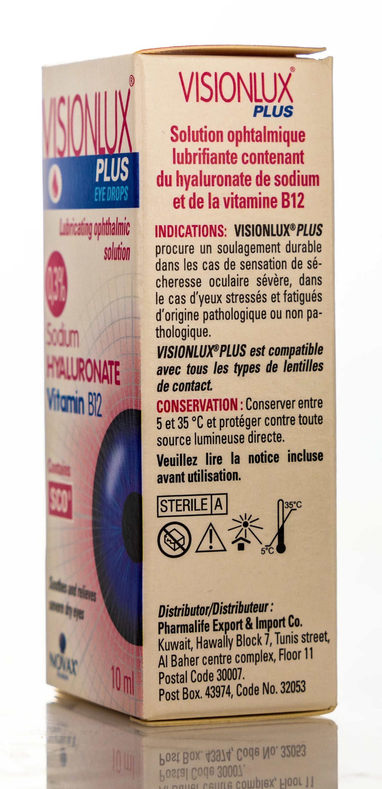 Visionlux Plus 0.3% Eye Drops 10Ml