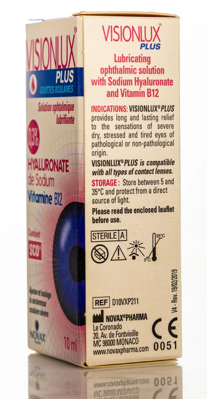 Visionlux Plus 0.3% Eye Drops 10Ml