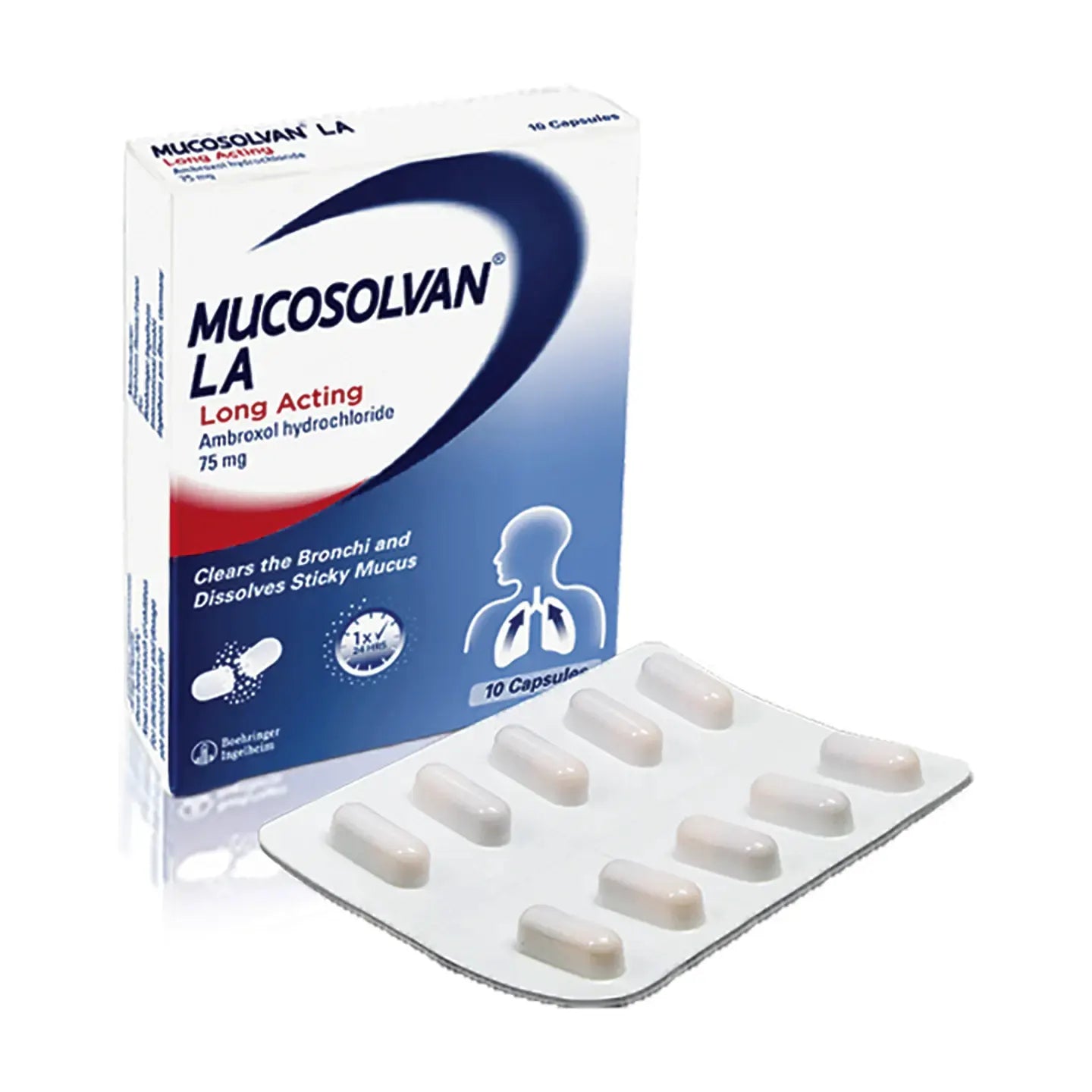 Mucosolvan La 75Mg 10 Capsules