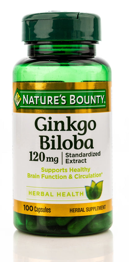 Nature's Bounty Ginkogo Biloba 120mg 100 Capsule