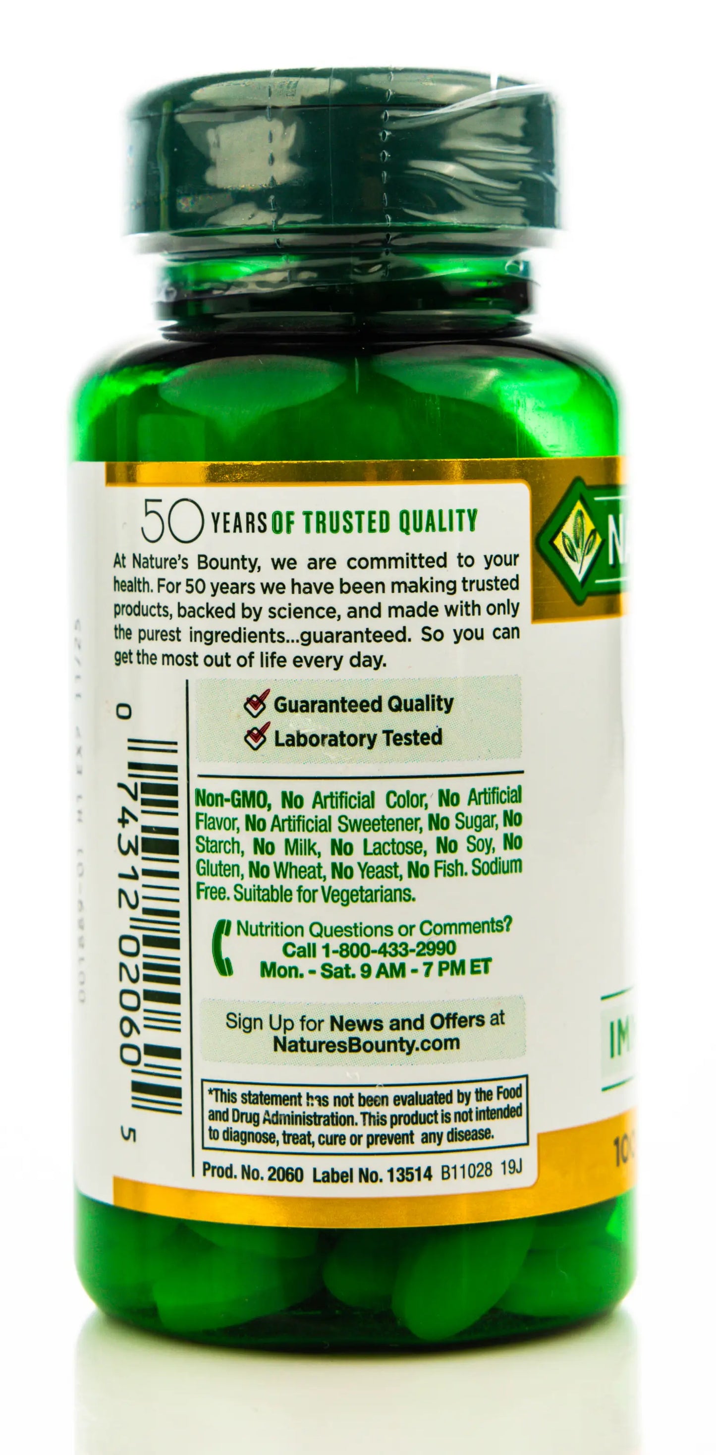 Nature's Bounty Zinc 50mg 100 Tablet