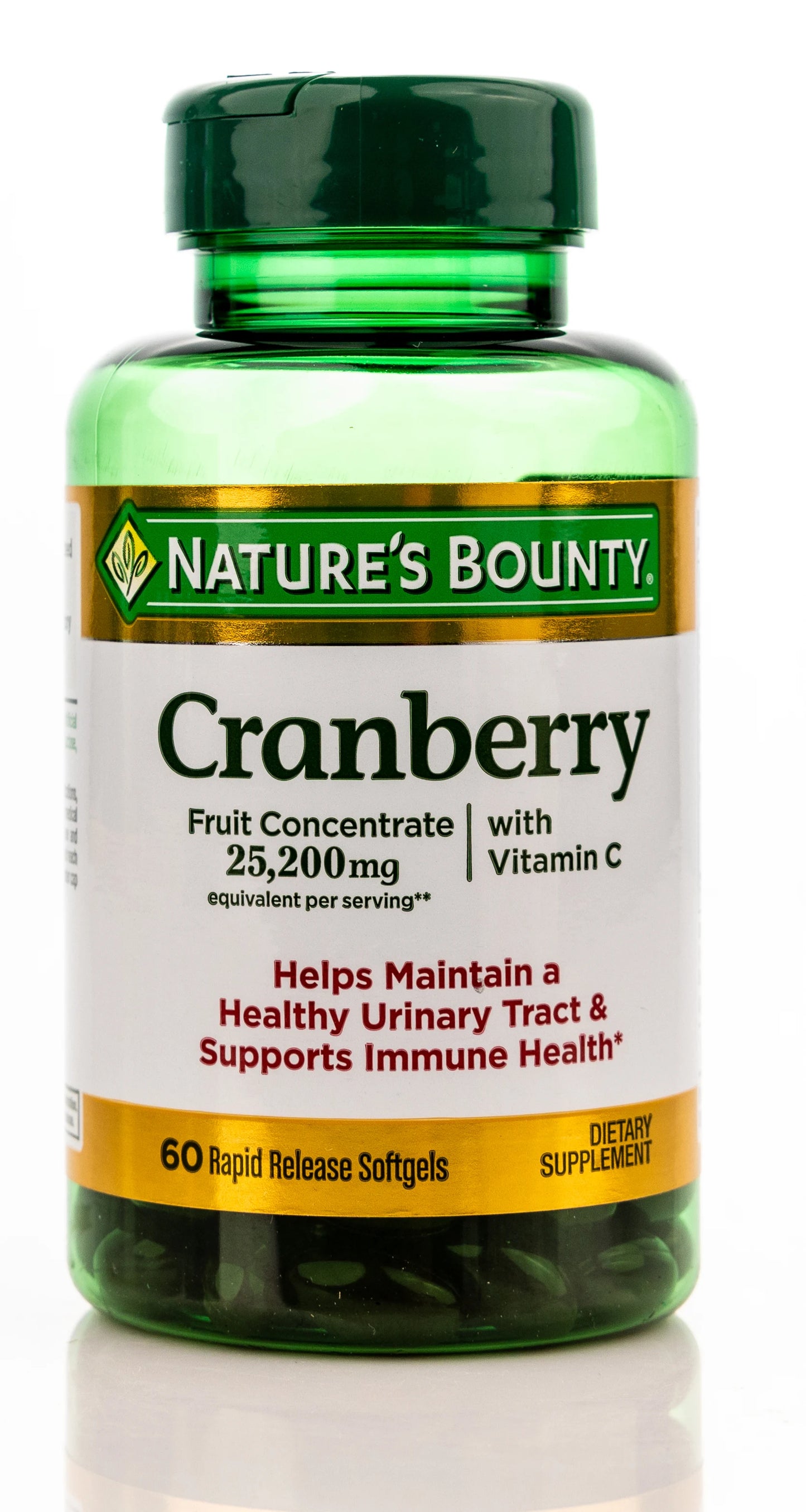 Nature's Bounty Cranberry 25,200mg 60 Softgels