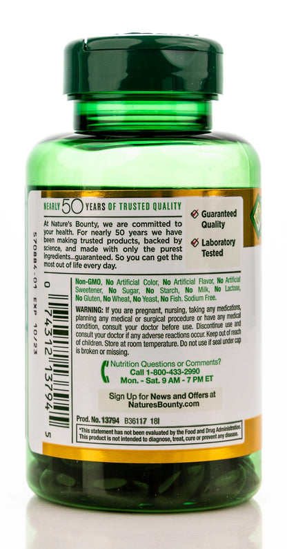 Nature's Bounty Cranberry 25,200mg 60 Softgels