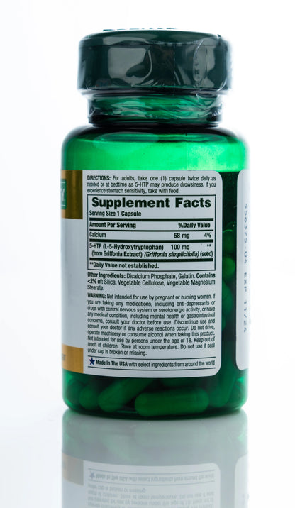 Nature's Bounty 5-HTP 100mg 60 Capsule