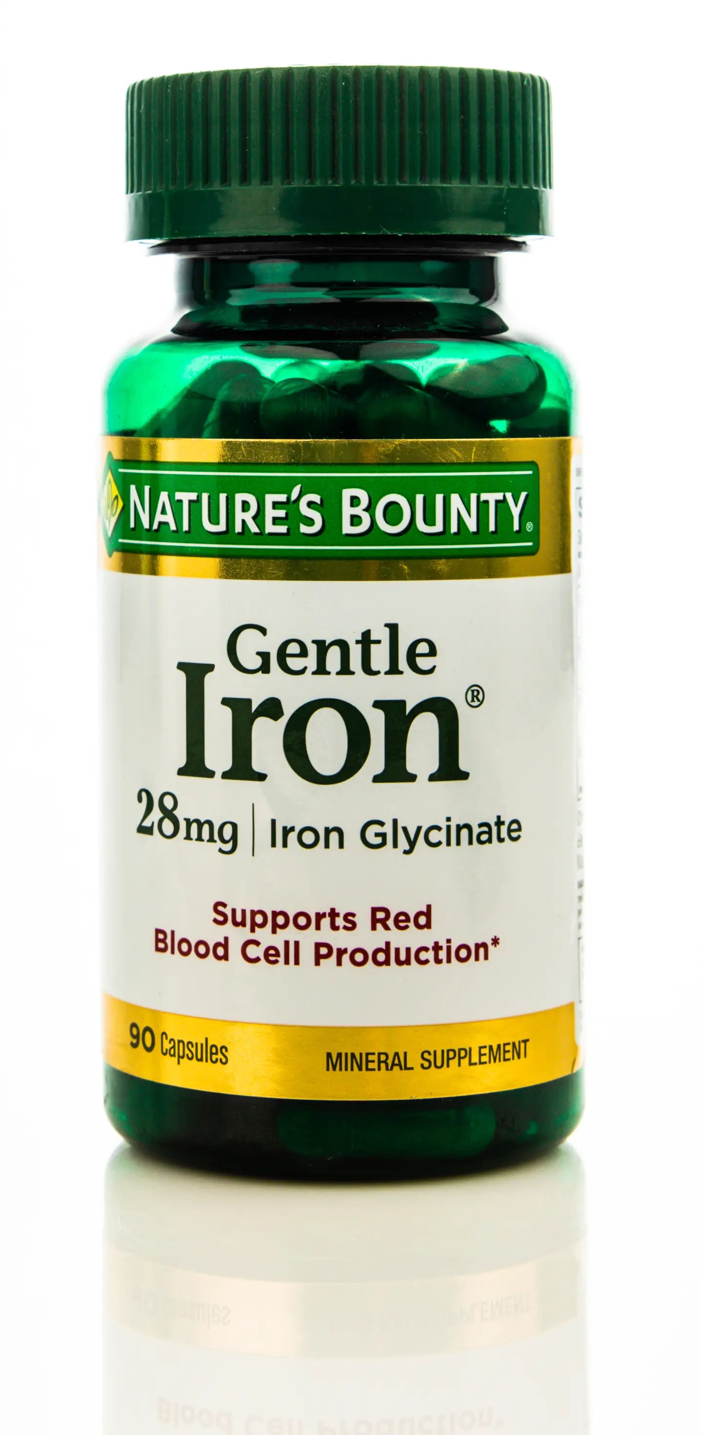 Nature's Bounty Gentle Iron 28mg 90 Capsule