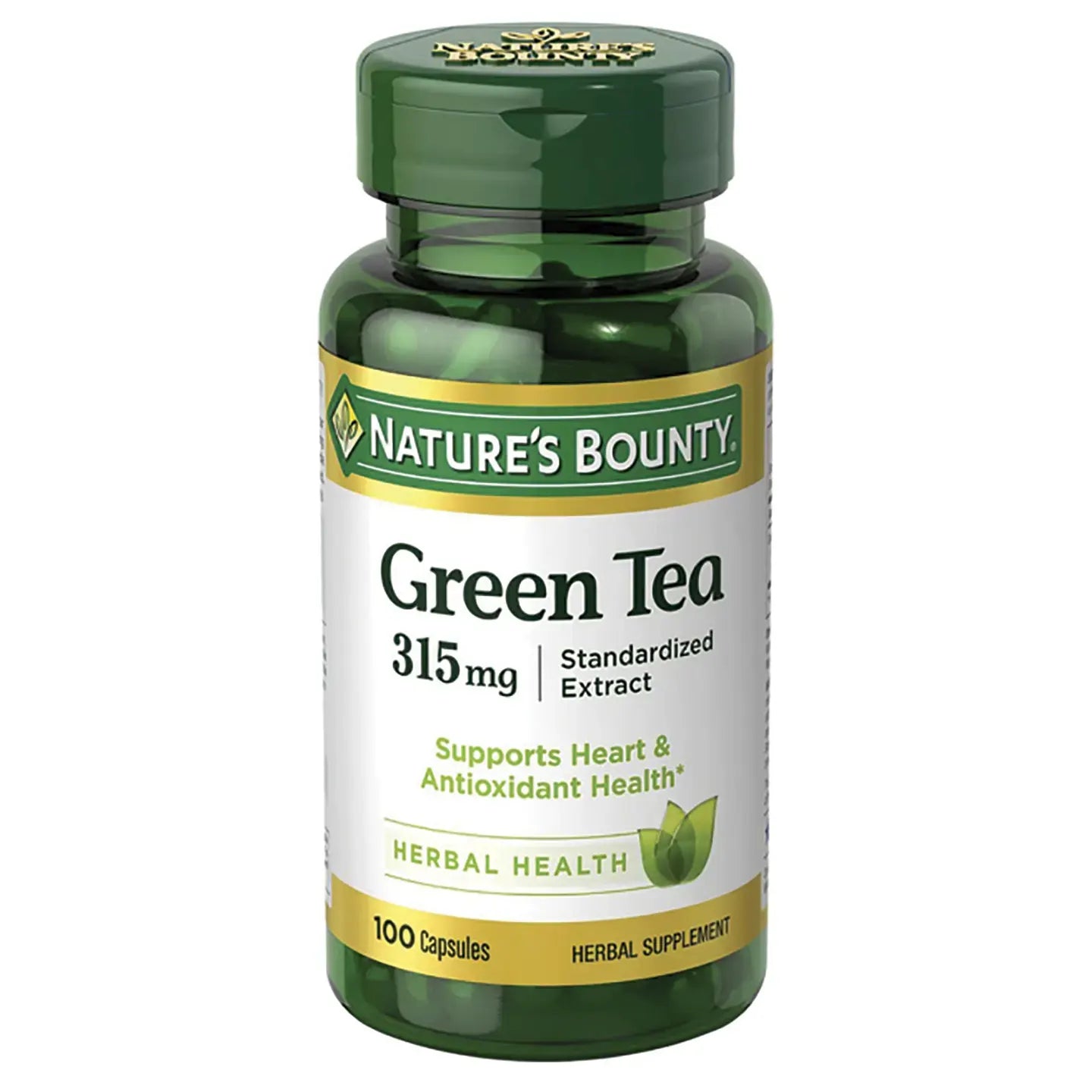 Nature's Bounty Green Tea 315mg 100 Capsule