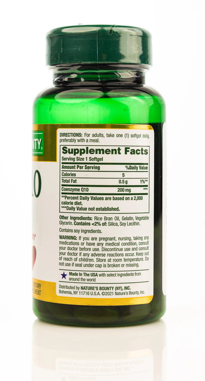 Nature's Bounty Co Q-10 200 mg 45 Softgels