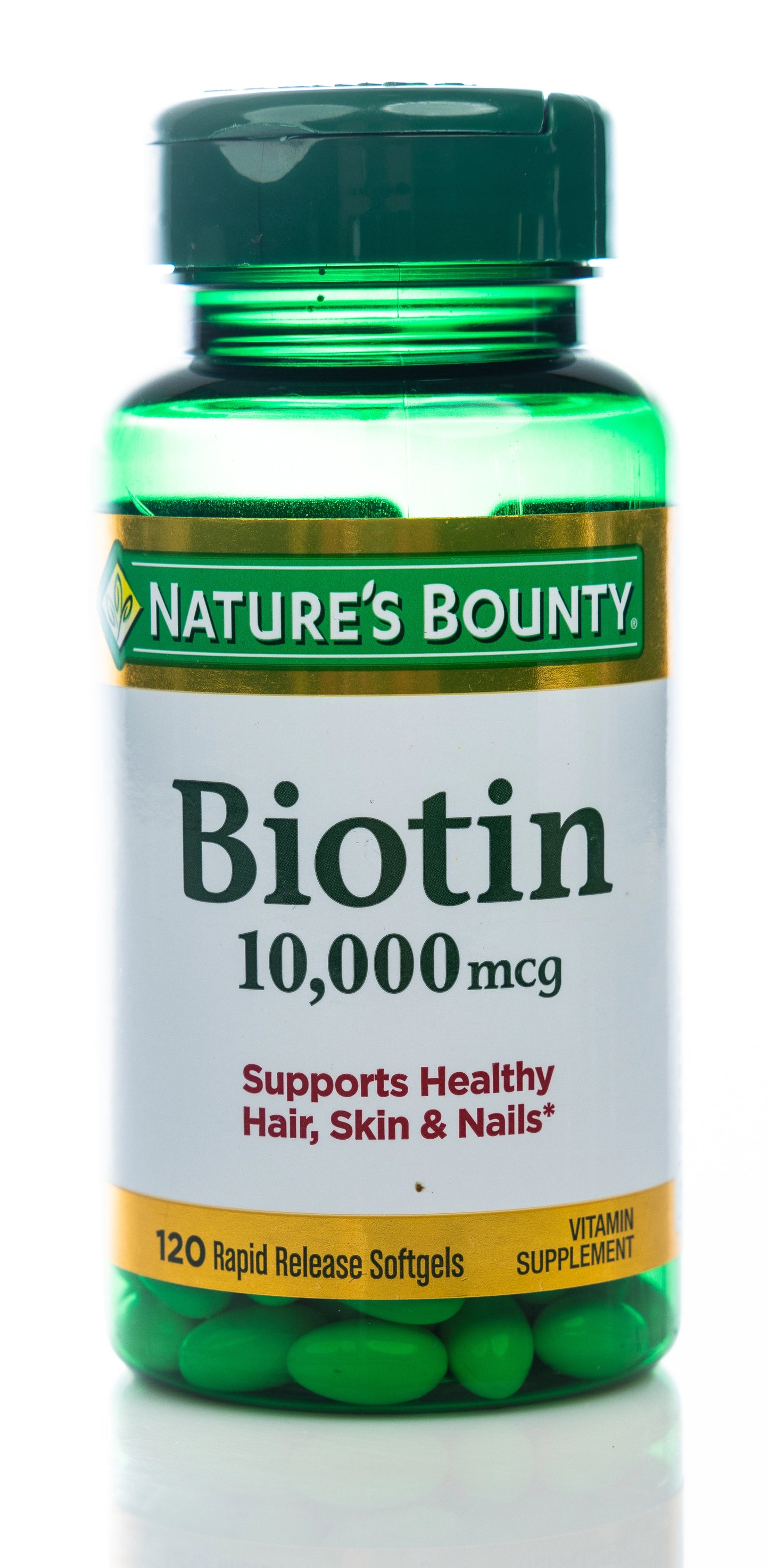 Nature's Bounty Biotin 10000mcg 120 Softgels