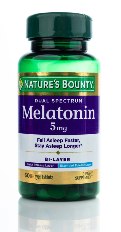 Nature's Bounty Melatonin 5mg 60 Bi-layer Tablets