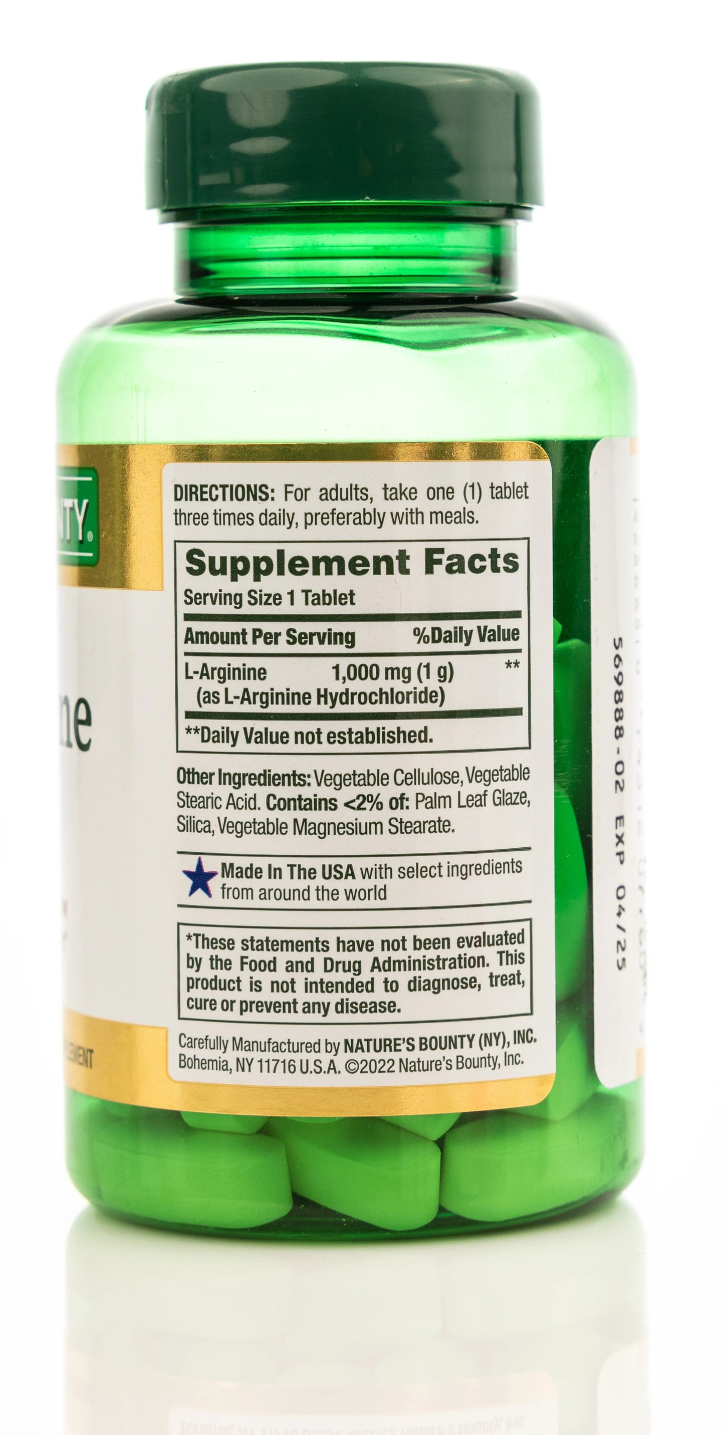 Nature's Bounty L-Arginine 1000mg 50Tablet