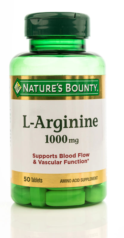 Nature's Bounty L-Arginine 1000mg 50Tablet