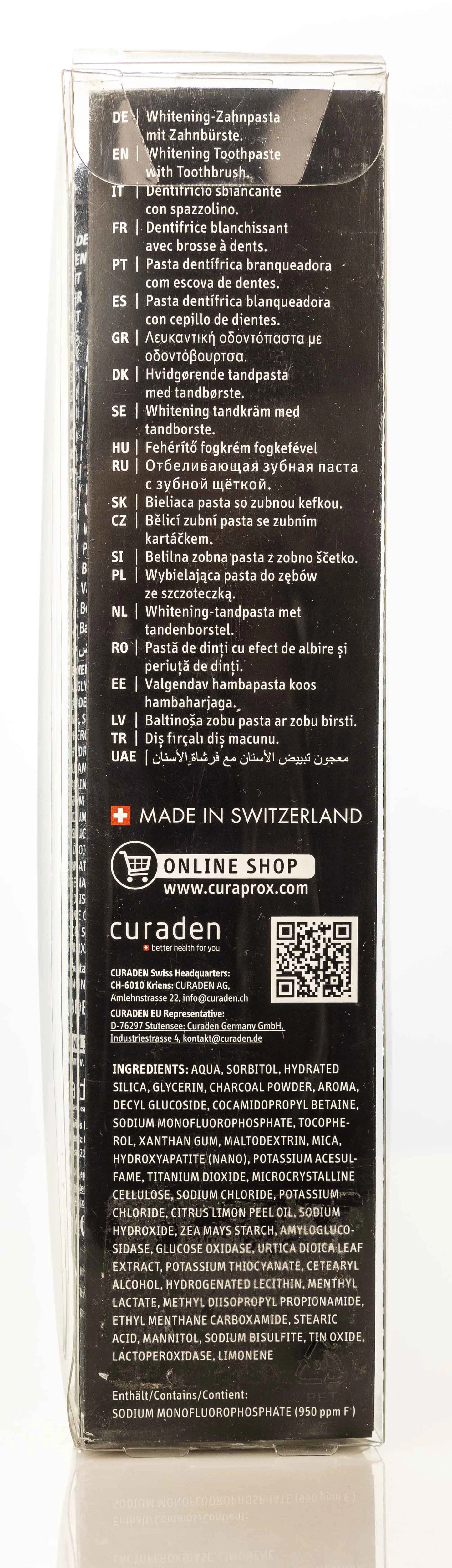Curaprox Black Is White Toothpaste 90 Ml [633]